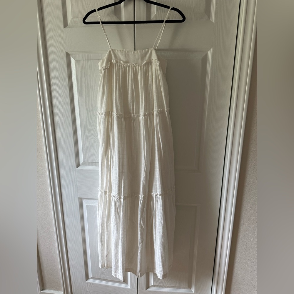 Sugar + Lips Julianne Tiered Trapeze Maxi Dress - XS